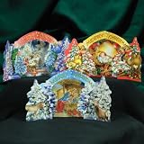 Christmas 3D Card Ornaments - Pop-Outs (C) - Set of 3
