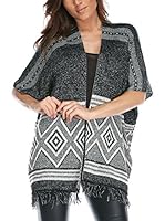 Fleur Bleue Chaqueta Punto Florida (Negro)