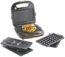 Vitantonio ワッフル&ホットサンドベーカー 2009年 プレミアムセット 【深型ワッフルプレート+タルトレットプレート+パニーニプレート】 ショコラブラウン VSW-440-T