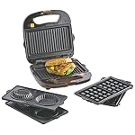 Vitantonio ワッフル&ホットサンドベーカー 2009年 プレミアムセット 【深型ワッフルプレート+タルトレットプレート+パニーニプレート】 ショコラブラウン VSW-440-T