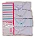 T-cottons Little Girls 100% Cotton Scoop neck Undershirt In White (4 Pack)