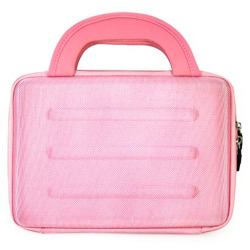 Kroo 11043 Cube EVA Case for Asus Eee PC 700/701/900/901 (Pink)