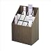 SAFCO Vertical Roll Files - Walnut