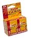 Kodak Gold 100 Speed 1 Roll 24 and 1 Roll 36 Exposure 35mm Film (2 Pack)