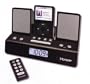 iHome iH26 Portable Travel Alarm Clock for iPod (Black)