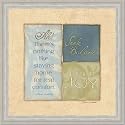 Seek Balance Feel Joy Jane Austen Sign Art Print Framed