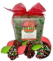 Belgian Dark Chocolate Dipped Holiday Fortune Cookies