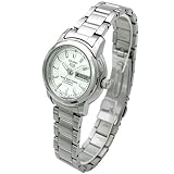 【日本製逆輸入モデル】SEIKO 5 セイコーファイブ 自動巻き手巻き式腕時計 デイデイトカレンダー搭載 シルバー文字盤 レディース ウォッチ SYMG23K1