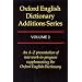 Oxford English Dictionary Additions Series, Vol. 2