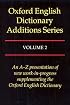 Oxford English Dictionary Additions Series, Vol. 2