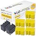 LD &copy; Xerox Phaser 850 Compatible 5 Yellow & 2 Black 016-1827-00 Solid Ink ColorStix Cartridge