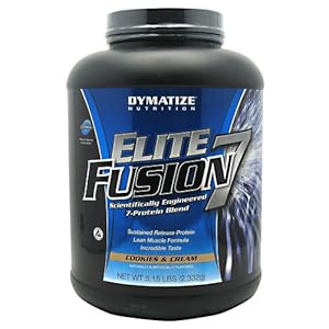 Dymatize Nutrition Elite Fusion, Cookies and Cream, 5.15-Pound