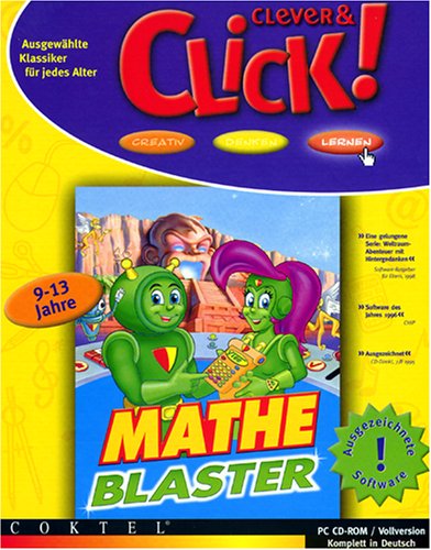 Mathe Blaster. 9 - 13 Jahre. CD- ROM für Windows 3.1/95. Ausgewählte Klassiker für jedes Alter