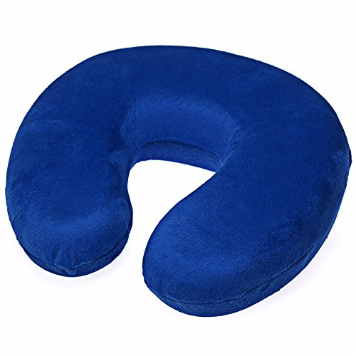 Memory Foam Pillow U-Shape Neck Pillow Massage Headrest For Office Flight Airplane Soft Travel