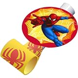 Spider Man Sense Blowouts (8) Party Supplies