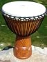 Djembe Hand Drum 26" Tall X 15-16" Playing Surface-PRO Quality-3 Rings on top