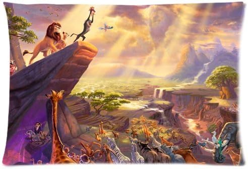 The Lion King Zippered Pillow Cases Cover Cushion Case 20x30 (Two sides)