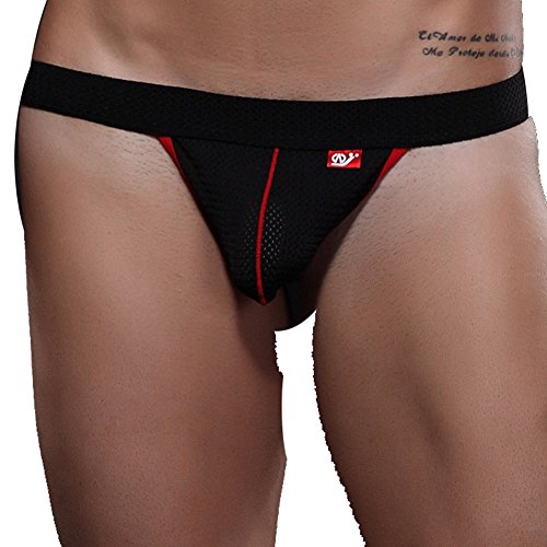WANGJIANG Men's Breathable Low Rise Mesh Briefs