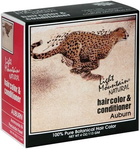 Henna Hair Color & Conditioner Auburn 4 oz(pack of 4)