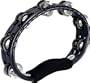 Meinl Tambourine, ABS Steel Jingles, Handheld Black