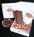 Chocolate Pizza Making Kit Including ReusablePizza Mould - Ideal Gift