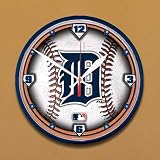Wincraft Detroit Tigers Round Clock