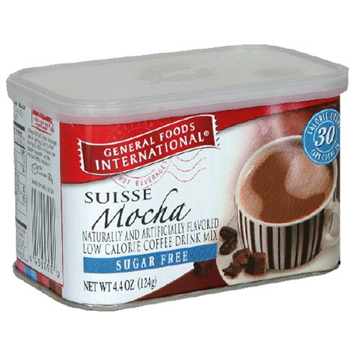 General Foods International Coffee, Sugar Free Suisse Mocha Coffee Drink Mix, 4.4-Ounce... by General Foods International Coffee