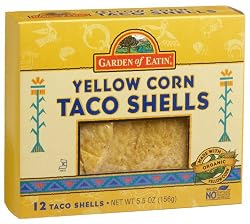 Garden of Eatin' Taco Shells, Yellow, 5.5 Ounce Boxes (Pack of 12)