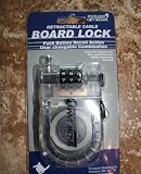 lock SnowBoard SnowJam Snowboard Board Lock GREEN