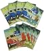 VW Volkswagen Camper Van - Set of 4 Sun, Sea and Surf Glass Coasters