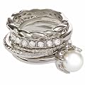Lipsy Engagement Stack Ring - Size R 1/2