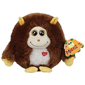 TY Monstaz Rocko Plush Toy BROWN