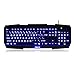Cdycam Large Print LED Backlit Vision Light up USB Wired Ergonomic Gaming Backlight Keyboard