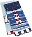 DII Nautical Print Kitchen Towel, Set of 2