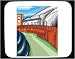 Decorated Mouse Pad with Australia, buildings, road, valley, stadium, Sydney