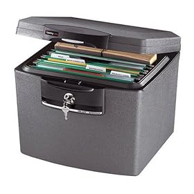 SentrySafe H4100 FIRE-SAFE Waterproof File, 1175 Cubic Inches, Silver Gray