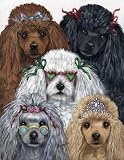 POODLE Dogs Personalities Garden Flag
