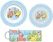 Sponge Bob Schwammkopf Frühstück-Set Spongebob Lieferumfang: 3teilig - Tasse, Müslischale, Teller