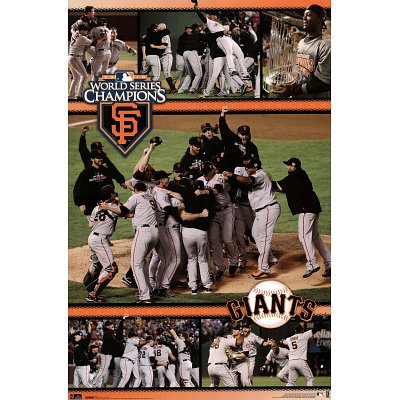 San Francisco Giants Poster World Series Champions 991 Poster Print, 22x34