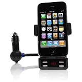FlexPort X2 Premium Car Mount System with Auto-Seek Signal Intensifying FM Transmitter & Charger for Apple iPhone 3G / 3GS / iPod / Touch / Nano / Classic - MAX-Stability DC Mounting Design