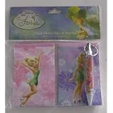 Disney Fairies 2 Pack Memo Pad & Pen Set