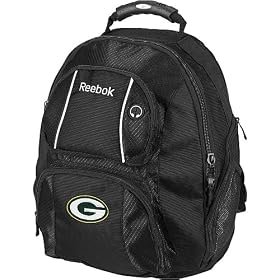 Reebok Green Bay Packers Backpack with Laptop Compartment