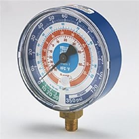 Yellow Jacket 49138 Gauge 3 1 8 BlueCmpd R22 404 410A by Ritchie Yellow Jacket
