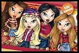 Lil Bratz (Leah, Chloe, Kumi, Yasmin) Art White Wood-Mounted Poster Print - 24