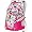 White/Cerise Pattern