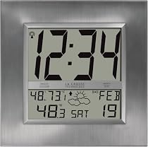La Crosse Technology WS-8349U Atomic Digital Wall Clock