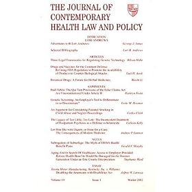 Journal of Contemporary Health Law and Policy by 