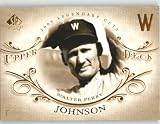 2005 SP Legendary Cuts #85 Walter Johnson - Washington Senators (Baseball Cards)