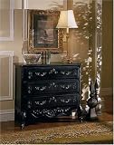 Hills of Provence Antique Black Terra Cotta Hall Chest By Powell Furniture