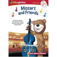 Baby Genius Mozart & Friends w bonus Music CD by 